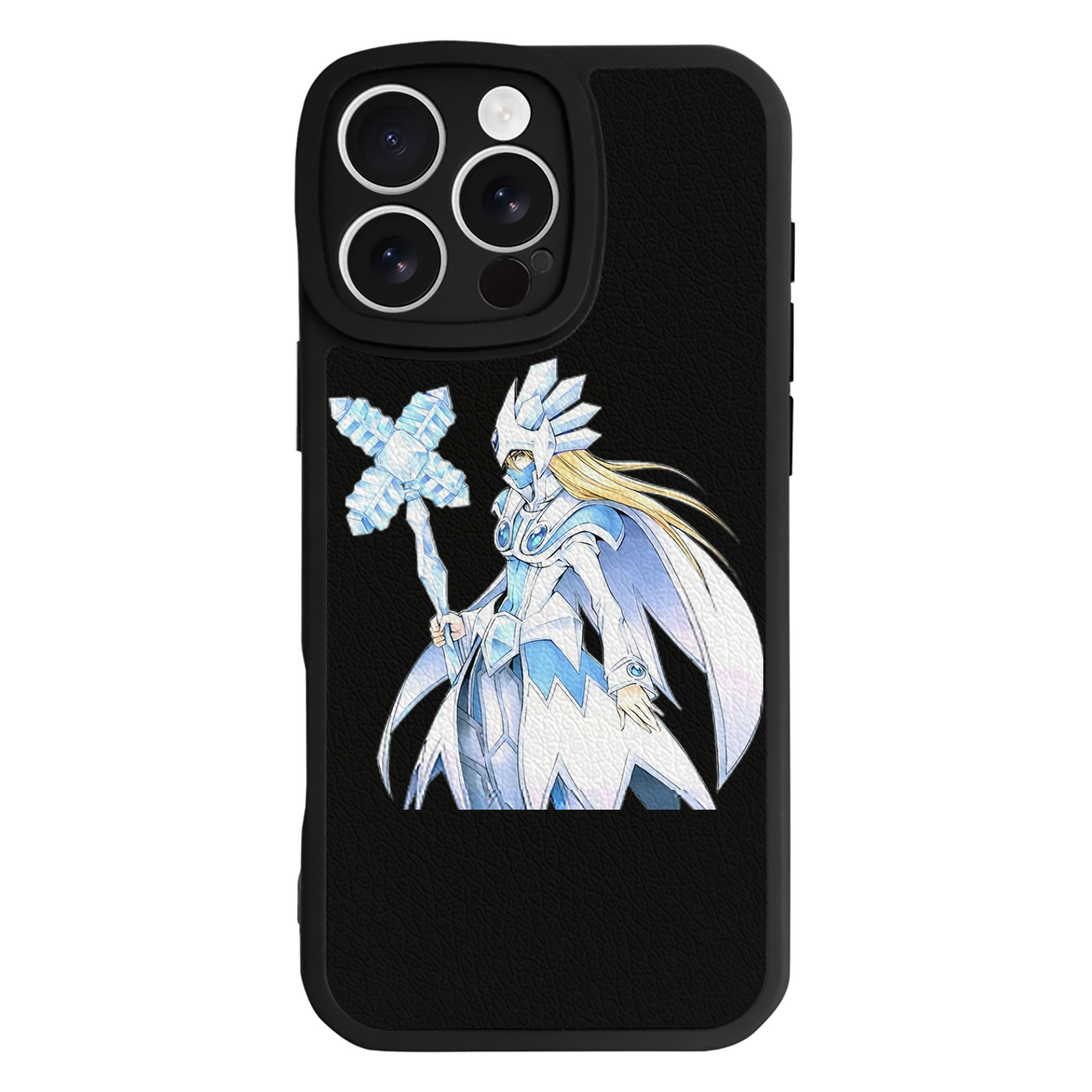 （画像用） 遊☆戯☆王 Yu-Gi-Oh! 【iPhone 16シリーズ対応】シリコンスマホケース（レザー調） 材質：シリコン